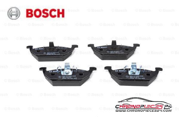 Achat de BOSCH 0 986 424 364 Kit de plaquettes de frein, frein à disque pas chères