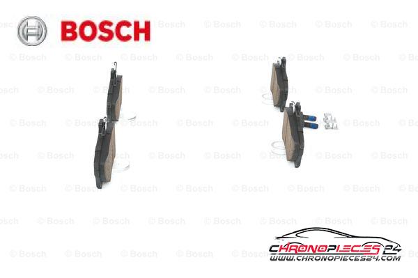 Achat de BOSCH 0 986 424 370 Kit de plaquettes de frein, frein à disque pas chères