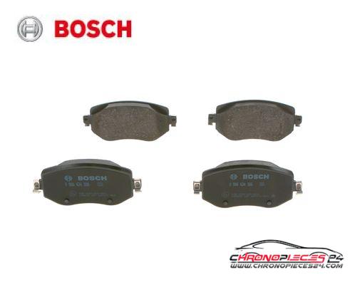 Achat de BOSCH 0 986 424 386 Kit de plaquettes de frein, frein à disque pas chères