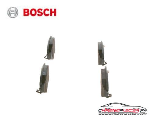 Achat de BOSCH 0 986 424 386 Kit de plaquettes de frein, frein à disque pas chères