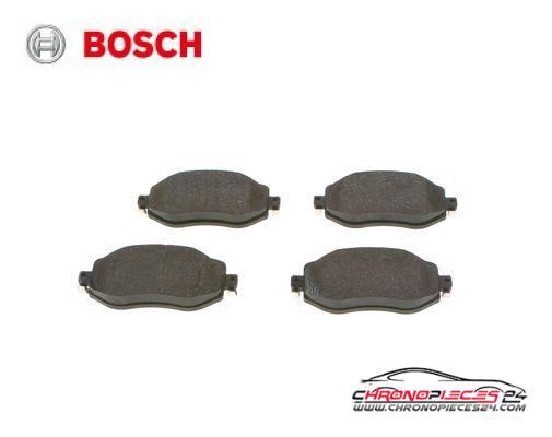 Achat de BOSCH 0 986 424 386 Kit de plaquettes de frein, frein à disque pas chères