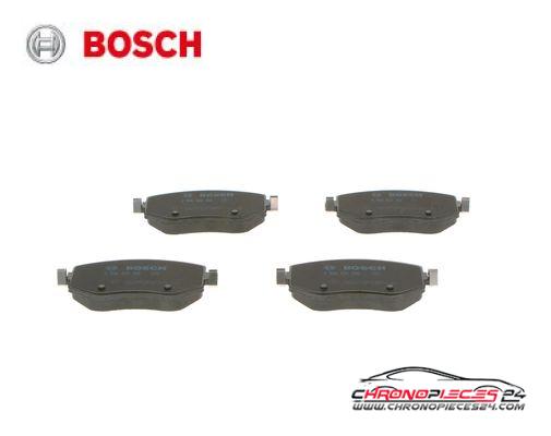 Achat de BOSCH 0 986 424 386 Kit de plaquettes de frein, frein à disque pas chères