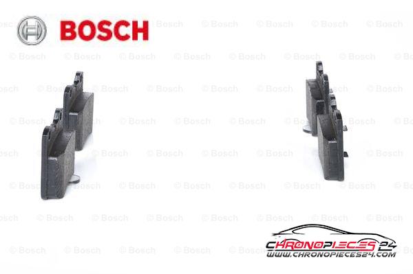 Achat de BOSCH 0 986 424 411 Kit de plaquettes de frein, frein à disque pas chères