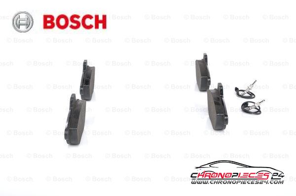 Achat de BOSCH 0 986 424 415 Kit de plaquettes de frein, frein à disque pas chères