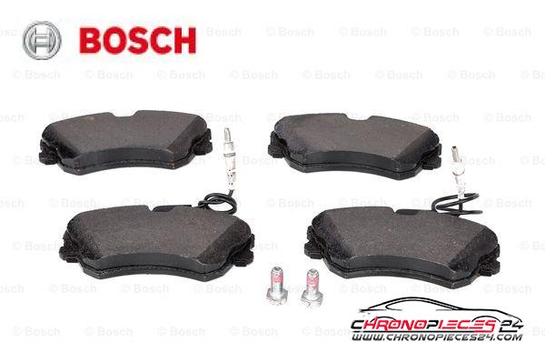 Achat de BOSCH 0 986 424 451 Kit de plaquettes de frein, frein à disque pas chères