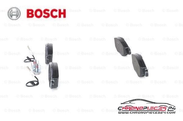 Achat de BOSCH 0 986 424 455 Kit de plaquettes de frein, frein à disque pas chères