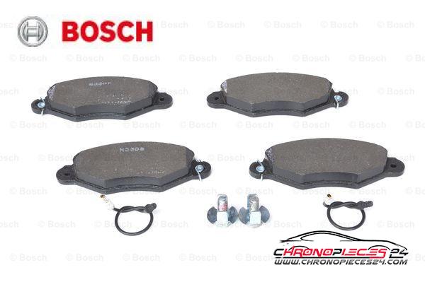 Achat de BOSCH 0 986 424 455 Kit de plaquettes de frein, frein à disque pas chères