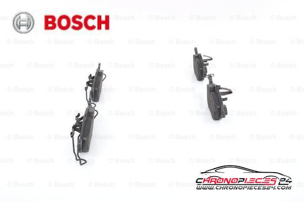 Achat de BOSCH 0 986 424 456 Kit de plaquettes de frein, frein à disque pas chères