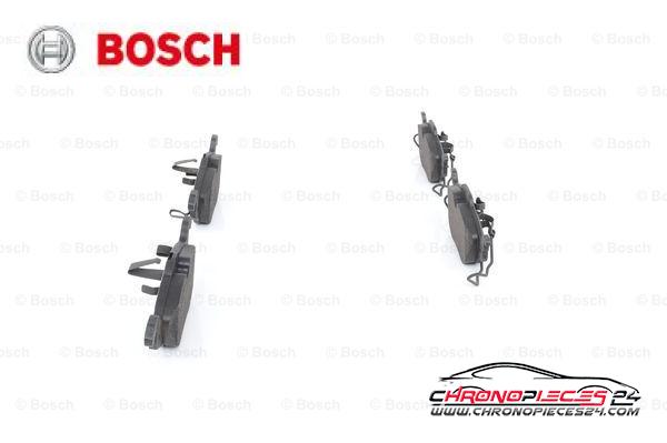 Achat de BOSCH 0 986 424 456 Kit de plaquettes de frein, frein à disque pas chères