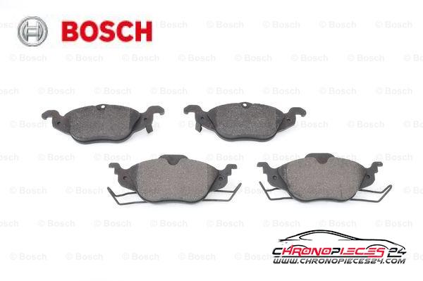 Achat de BOSCH 0 986 424 456 Kit de plaquettes de frein, frein à disque pas chères