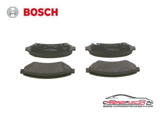 Achat de BOSCH 0 986 424 466 Kit de plaquettes de frein, frein à disque pas chères