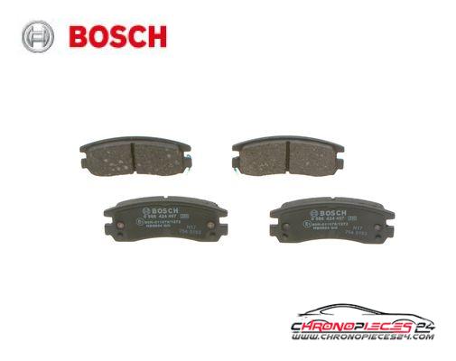 Achat de BOSCH 0 986 424 467 Kit de plaquettes de frein, frein à disque pas chères