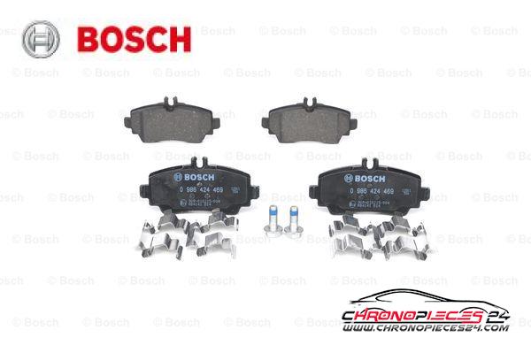 Achat de BOSCH 0 986 424 469 Kit de plaquettes de frein, frein à disque pas chères