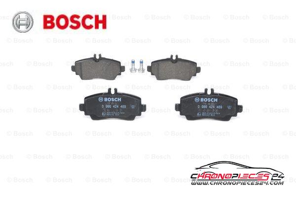 Achat de BOSCH 0 986 424 469 Kit de plaquettes de frein, frein à disque pas chères