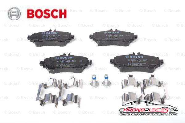 Achat de BOSCH 0 986 424 469 Kit de plaquettes de frein, frein à disque pas chères