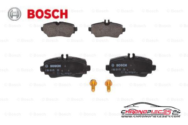 Achat de BOSCH 0 986 424 470 Kit de plaquettes de frein, frein à disque pas chères