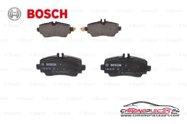 Achat de BOSCH 0 986 424 470 Kit de plaquettes de frein, frein à disque pas chères