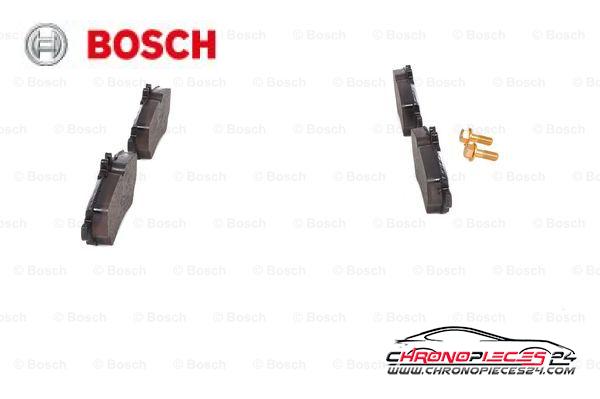 Achat de BOSCH 0 986 424 470 Kit de plaquettes de frein, frein à disque pas chères