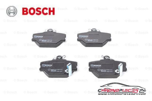 Achat de BOSCH 0 986 424 471 Kit de plaquettes de frein, frein à disque pas chères