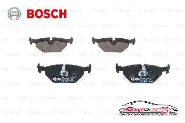 Achat de BOSCH 0 986 424 484 Kit de plaquettes de frein, frein à disque pas chères