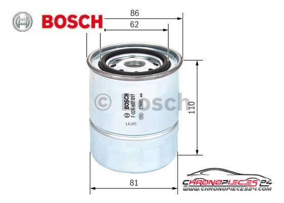 Achat de BOSCH F 026 402 011 Filtre à carburant pas chères