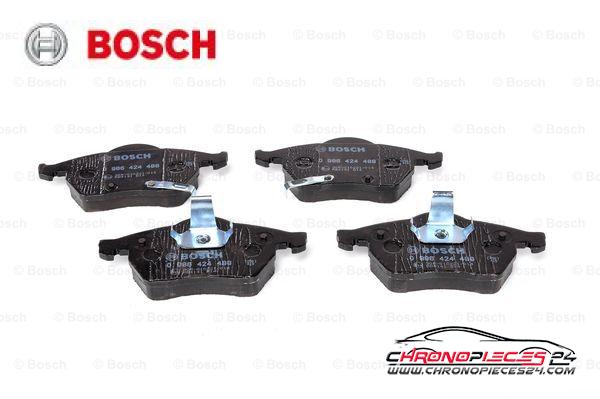 Achat de BOSCH 0 986 424 488 Kit de plaquettes de frein, frein à disque pas chères