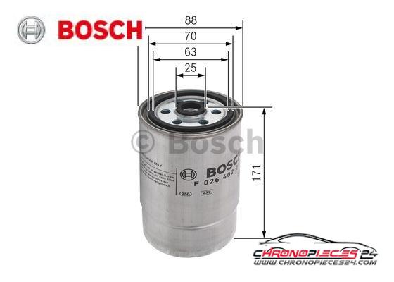 Achat de BOSCH F 026 402 013 Filtre à carburant pas chères