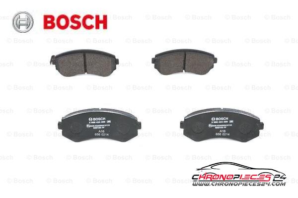 Achat de BOSCH 0 986 424 489 Kit de plaquettes de frein, frein à disque pas chères