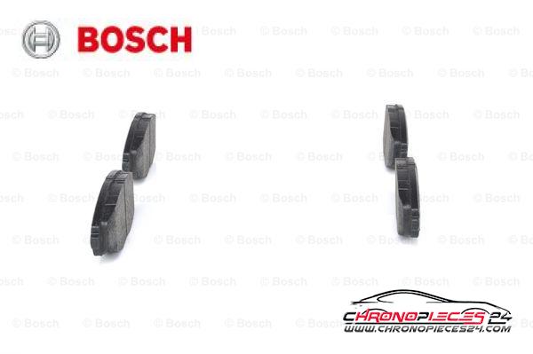 Achat de BOSCH 0 986 424 512 Kit de plaquettes de frein, frein à disque pas chères