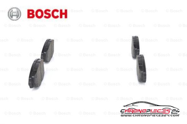 Achat de BOSCH 0 986 424 512 Kit de plaquettes de frein, frein à disque pas chères