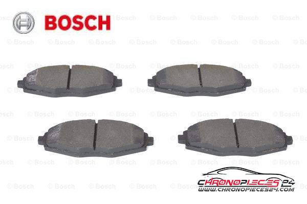 Achat de BOSCH 0 986 424 512 Kit de plaquettes de frein, frein à disque pas chères