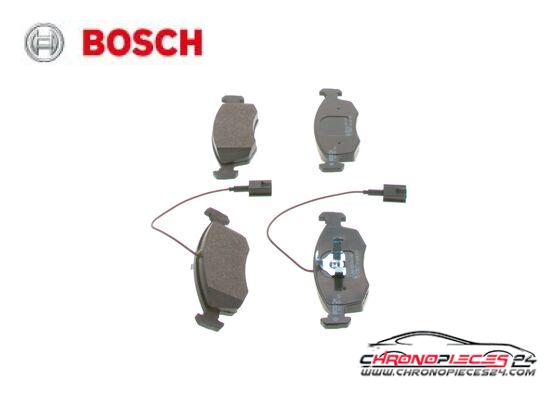 Achat de BOSCH 0 986 424 515 Kit de plaquettes de frein, frein à disque pas chères