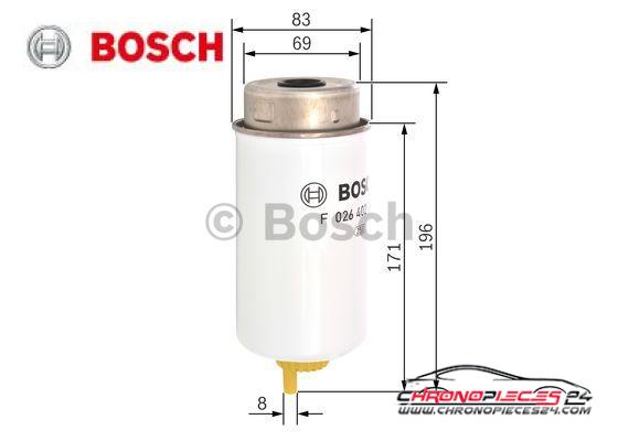 Achat de BOSCH F 026 402 040 Filtre à carburant pas chères