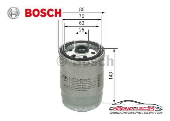 Achat de BOSCH F 026 402 043 Filtre à carburant pas chères