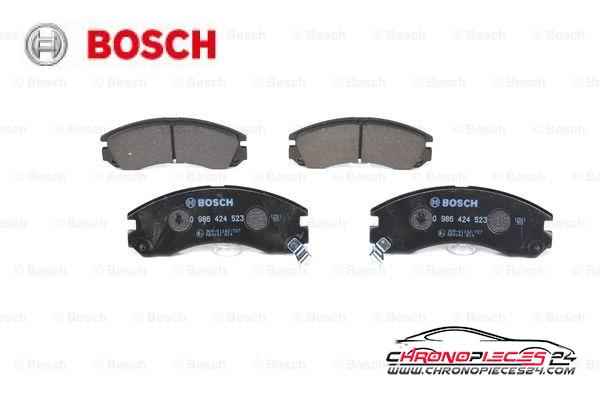 Achat de BOSCH 0 986 424 523 Kit de plaquettes de frein, frein à disque pas chères