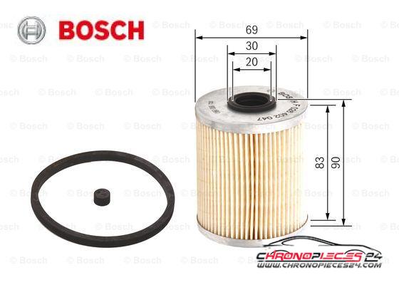 Achat de BOSCH F 026 402 047 Filtre à carburant pas chères