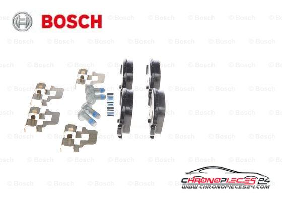 Achat de BOSCH 0 986 424 528 Kit de plaquettes de frein, frein à disque pas chères