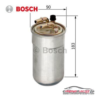 Achat de BOSCH F 026 402 051 Filtre à carburant pas chères