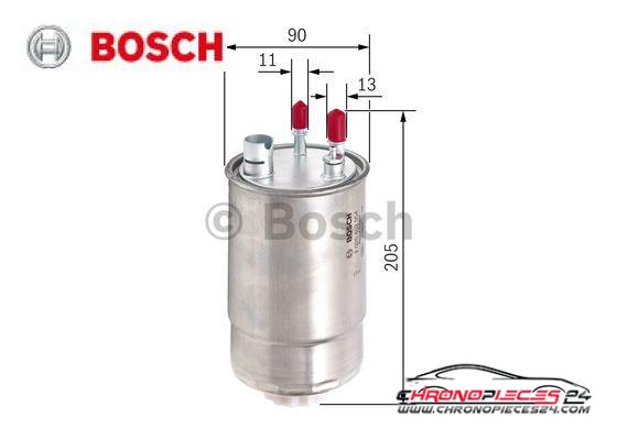 Achat de BOSCH F 026 402 054 Filtre à carburant pas chères