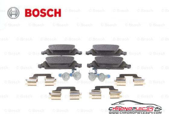 Achat de BOSCH 0 986 424 528 Kit de plaquettes de frein, frein à disque pas chères