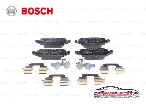 Achat de BOSCH 0 986 424 528 Kit de plaquettes de frein, frein à disque pas chères