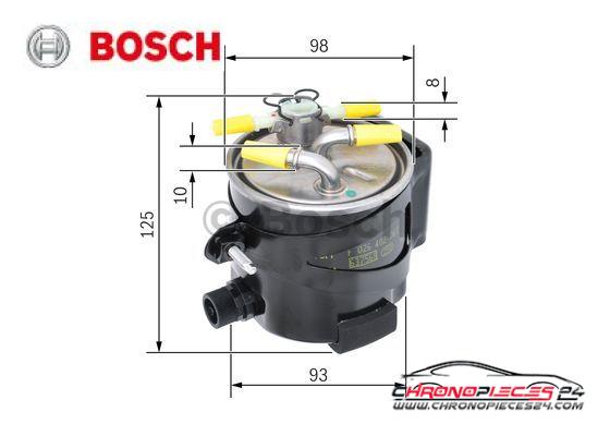 Achat de BOSCH F 026 402 061 Filtre à carburant pas chères