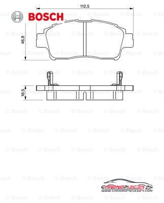 Achat de BOSCH 0 986 424 535 Kit de plaquettes de frein, frein à disque pas chères