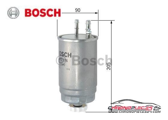 Achat de BOSCH F 026 402 076 Filtre à carburant pas chères