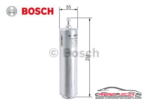 Achat de BOSCH F 026 402 085 Filtre à carburant pas chères