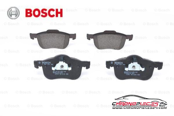 Achat de BOSCH 0 986 424 540 Kit de plaquettes de frein, frein à disque pas chères