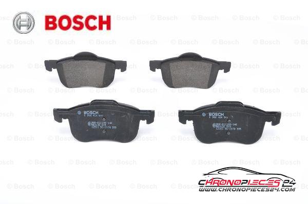 Achat de BOSCH 0 986 424 540 Kit de plaquettes de frein, frein à disque pas chères