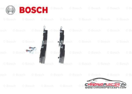 Achat de BOSCH 0 986 424 545 Kit de plaquettes de frein, frein à disque pas chères