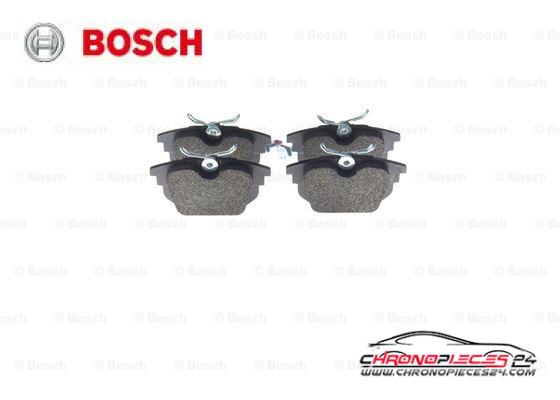 Achat de BOSCH 0 986 424 545 Kit de plaquettes de frein, frein à disque pas chères