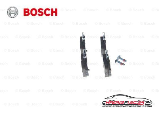 Achat de BOSCH 0 986 424 545 Kit de plaquettes de frein, frein à disque pas chères